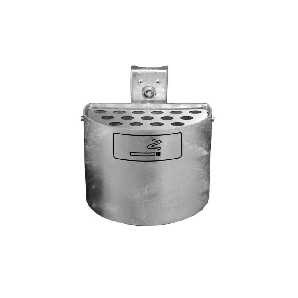 Product afbeelding: RENNER Wandasbak rond, zonder paaltje, verzinkt, 2 liter
