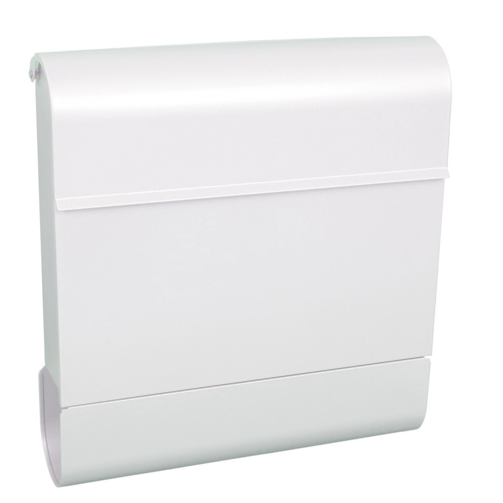Product afbeelding: Wandbrievenbus Armilan, van verzinkt staal, met cilinderslot, wit