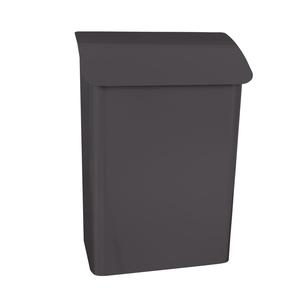 Product afbeelding: Wandbrievenbus Denian, van verzinkt staal, met cilinderslot, antraciet