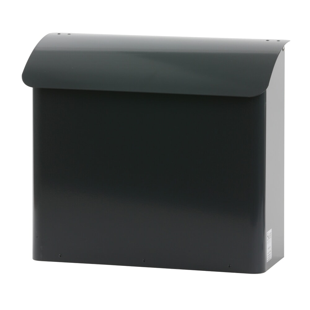 Product afbeelding: Wandbrievenbus, lxbxh 160 x 415 x 420 mm, met afsluitbare inwerpopening, antraciet