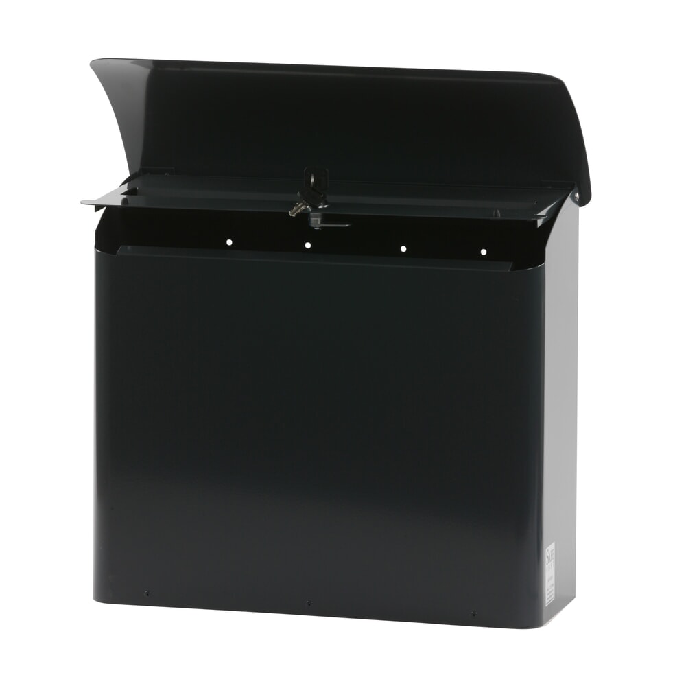 Productafbeelding nr. 3: Wandbrievenbus, lxbxh 160 x 415 x 420 mm, met afsluitbare inwerpopening, antraciet