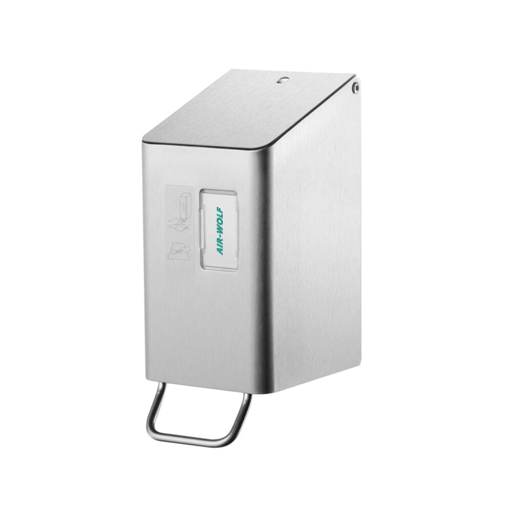 Productafbeelding nr. 1: Wc-brilreiniger Air-Wolf voor 250 ml desinfectiemiddel geborsteld roestvrij staal