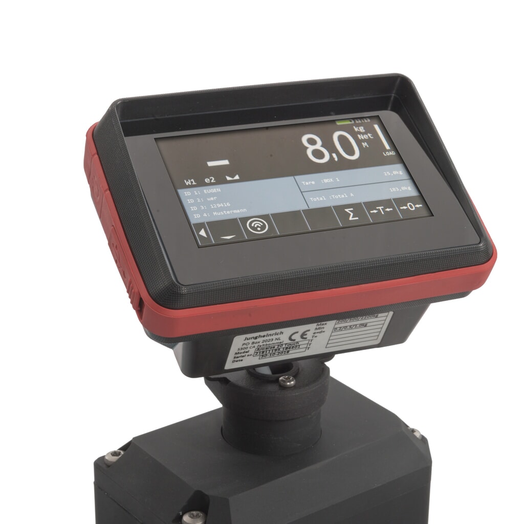 Handtranspallet met weegschaal Ameise® PTM 2.0 Scale met touchdisplay, draagvermogen 2.000 kg Productafbeelding nr. 3: Handtranspallet met weegschaal Ameise® PTM 2.0 Scale met touchdisplay, draagvermogen 2.000 kg
