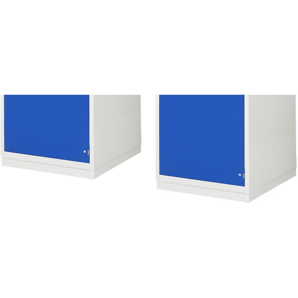 Productafbeelding nr. 6: RAU werkbank serie 7000, h x b x d 890 x 2.500 x 700 mm, 2 onderbouwkasten, met telkens 5 lades en inklapbare bankschroef in het midden