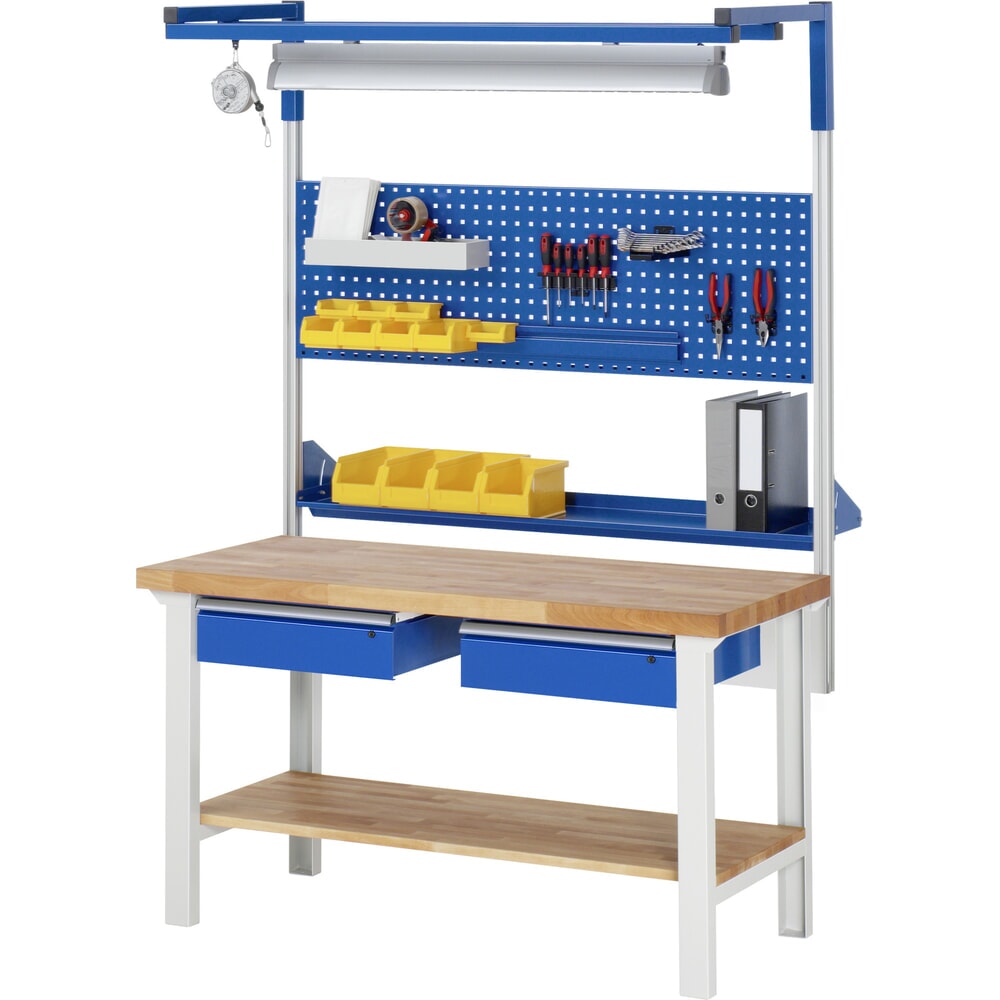 Productafbeelding nr. 6: Werkbank RAU serie 7000, hxbxd 840 x 1.500 x 700 mm, 2 lades 2 x 150 mm