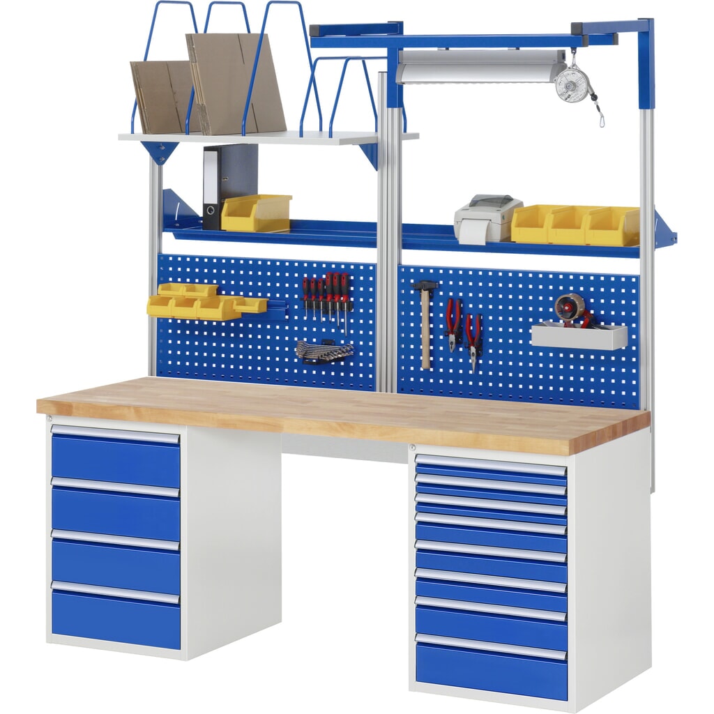 Werkbank RAU serie 7000, 2 kasten, hxbxd 890 x 2.000 x 900 mm, 12 x voor 100% uittrekbare lades 3 x 60 mm, 3 x 90 mm, 1 x 120 mm, 1 x 150 mm, 4 x 180 mm Productafbeelding nr. 9: Werkbank RAU serie 7000, 2 kasten, hxbxd 890 x 2.000 x 900 mm, 12 x voor 100% uittrekbare lades 3 x 60 mm, 3 x 90 mm, 1 x 120 mm, 1 x 150 mm, 4 x 180 mm