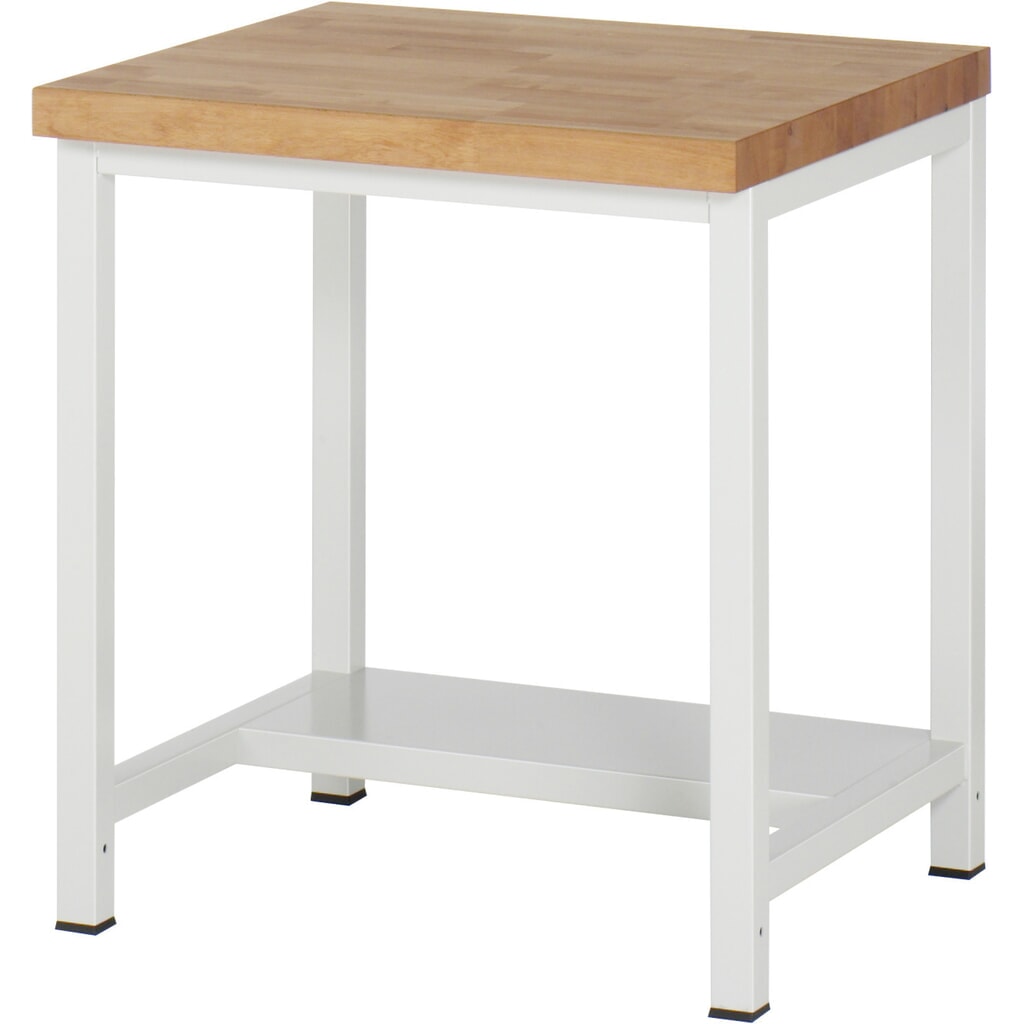 Product afbeelding: RAU werkbank voor zwaar gebruik serie 8000, 1 aflegbord diepte 320 mm, hxbxd 840-1.040 mm x 750 mm x 700 mm