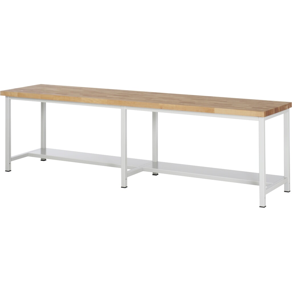 Product afbeelding: RAU werkbank voor zwaar gebruik serie 8000, 1 aflegbord diepte 320 mm, hxbxd 840-1.040 mm x 3000 mm x 900 mm
