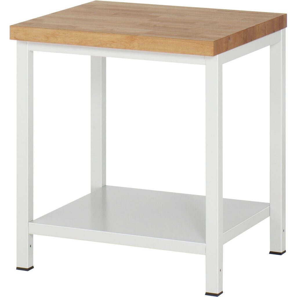 Product afbeelding: RAU werkbank voor zwaar gebruik serie 8000, 1 aflegbord diepte 650 mm, hxbxd 840-1.040 mm x 750 mm x 700 mm