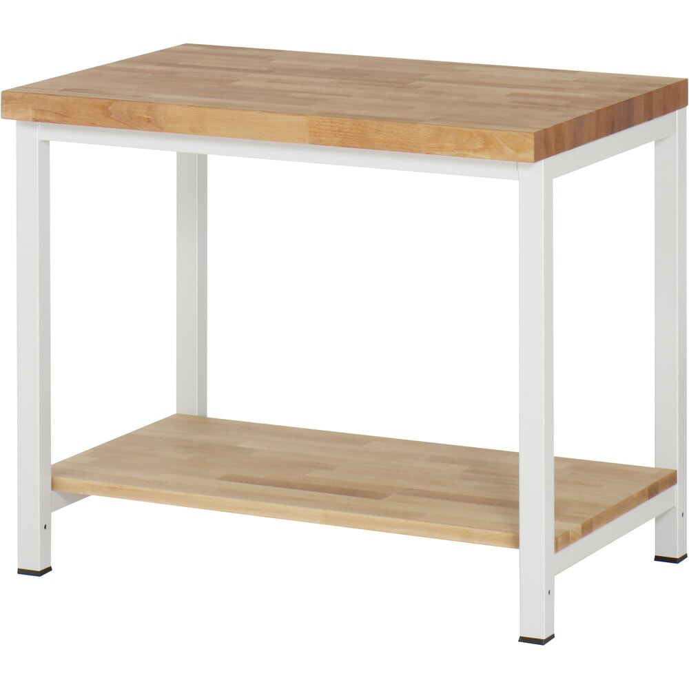 Product afbeelding: RAU werkbank serie 8000, h x b x d 840-1.040 x 1.000 x 700 mm, legbord onderaan