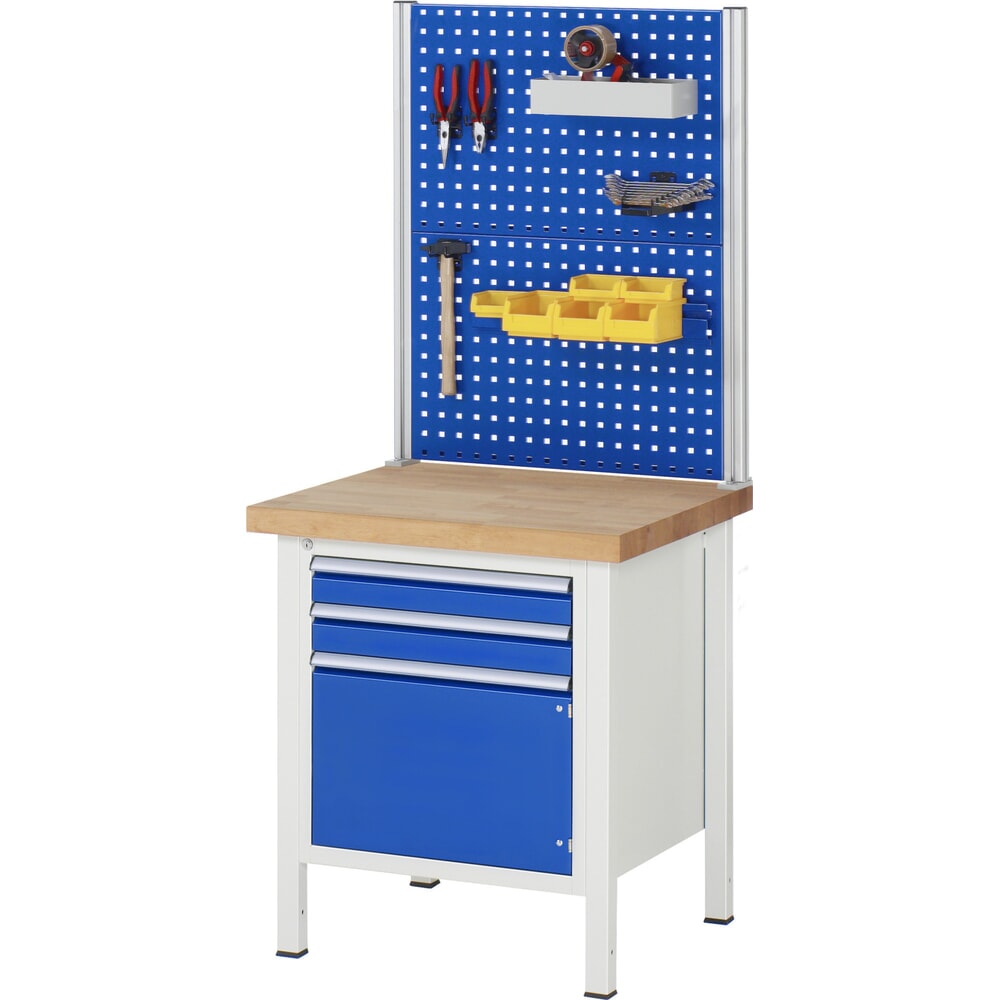 Productafbeelding nr. 6: Werkbank RAU serie 8000, 1 draaideur, hxbxd 840 x 750 x 700 mm, 1 lade, 1 draaideur
