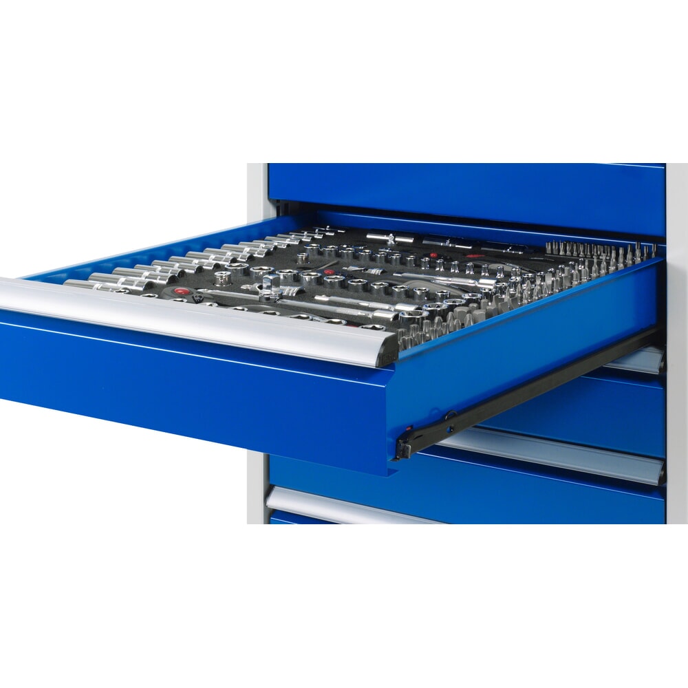 Productafbeelding nr. 4: Werkbank RAU serie 8000, hxbxd 840 x 750 x 700 mm, 5 x voor 90% uittrekbare lades, 4 x 90, 1 x 180 mm, draagvermogen lade 100 kg