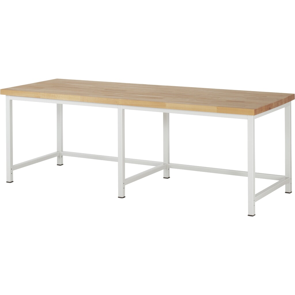 RAU werkbank serie 8000, h x b x d 840-1.040 x 2.500 x 900 mm Product afbeelding: RAU werkbank serie 8000, h x b x d 840-1.040 x 2.500 x 900 mm