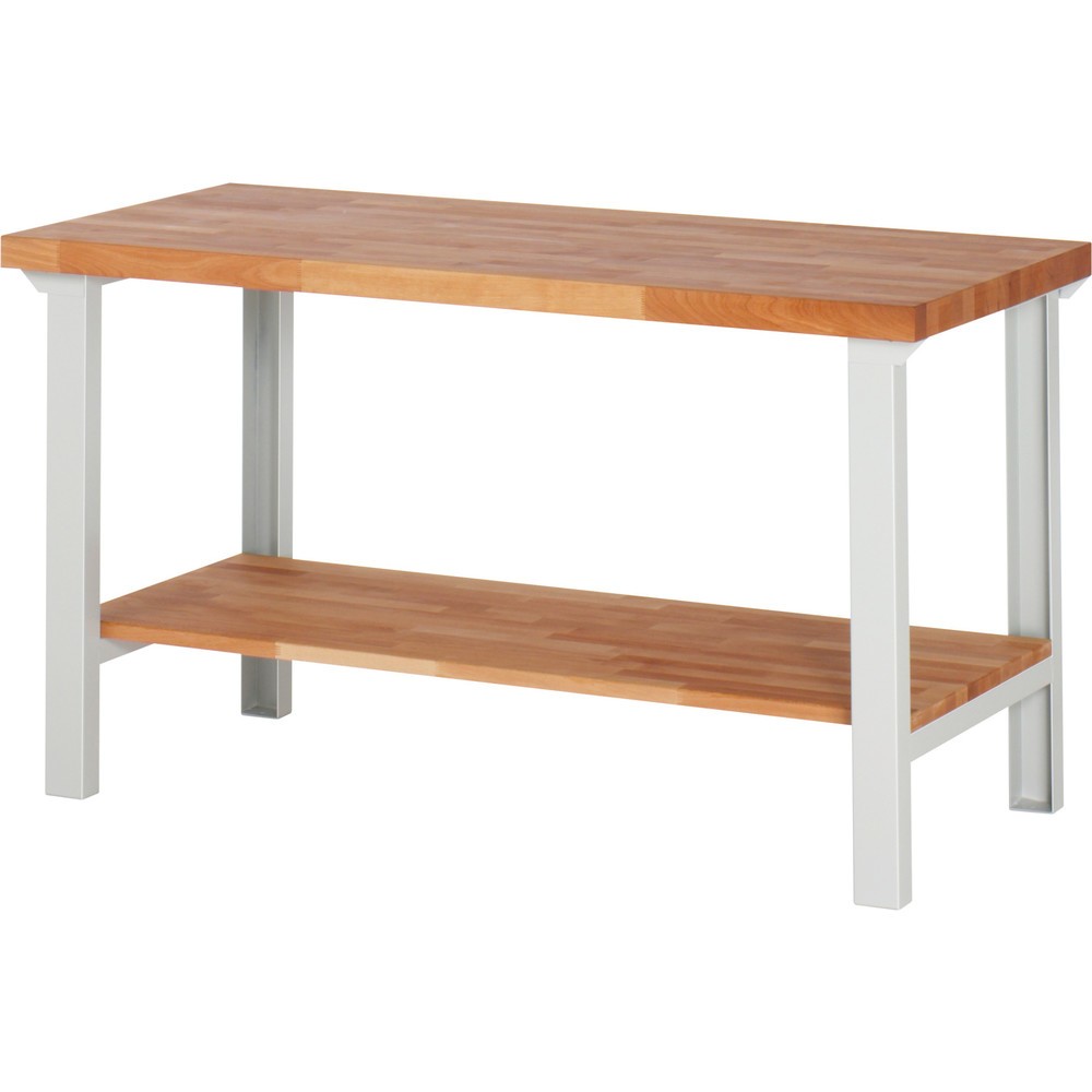 Product afbeelding: Werkbank Steinbock®, met legbord, hxbxd 840 x 1.500 x 700 mm, RAL 7035