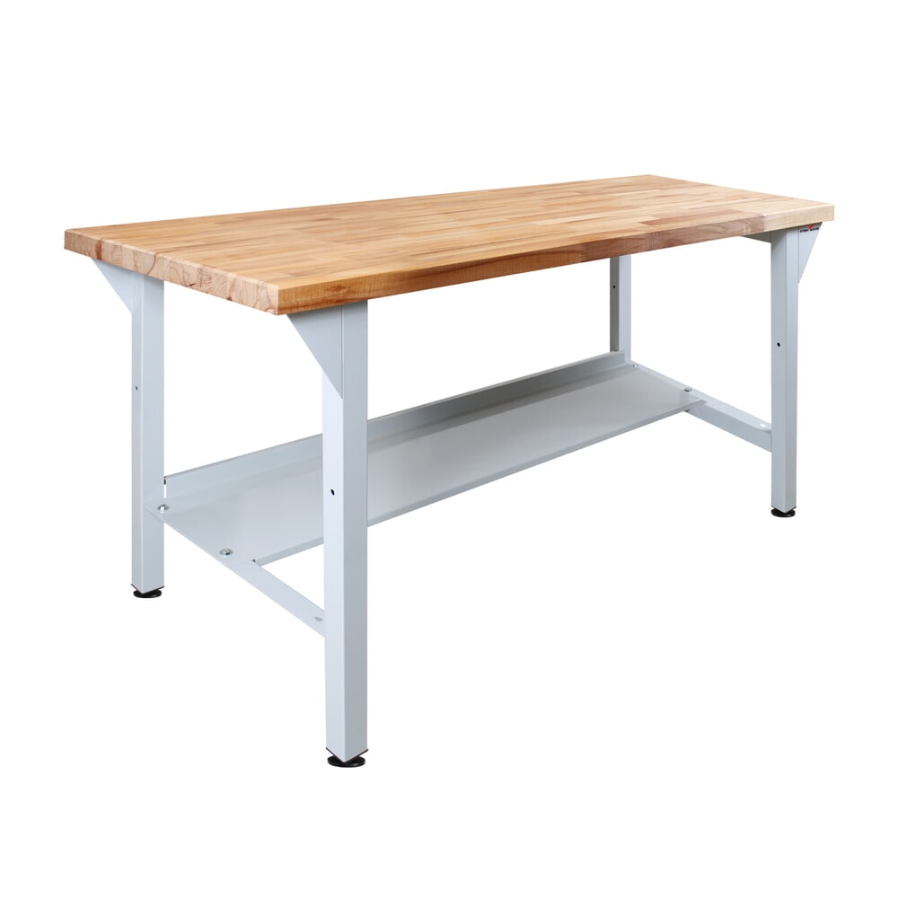 Product afbeelding: Werkbank Steinbock® Original, 1 legruimte, draagvermogen 500 kg, hxbxd 850 x 1.500 x 750 mm, RAL 7035