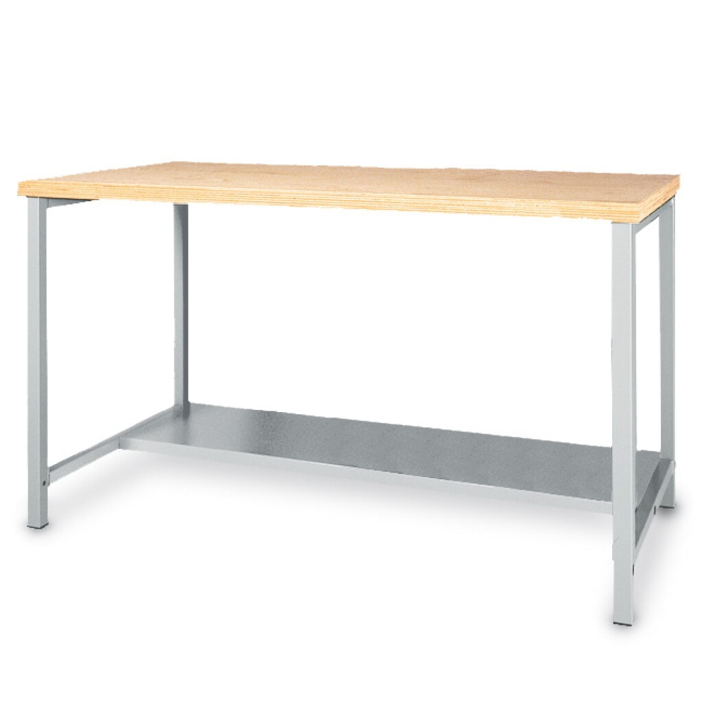Werkbanktafel met plank, draagvermogen 200 kg, h x b x d 859 x 1.500 x 750 mm Product afbeelding: Werkbanktafel met plank, draagvermogen 200 kg, h x b x d 859 x 1.500 x 750 mm