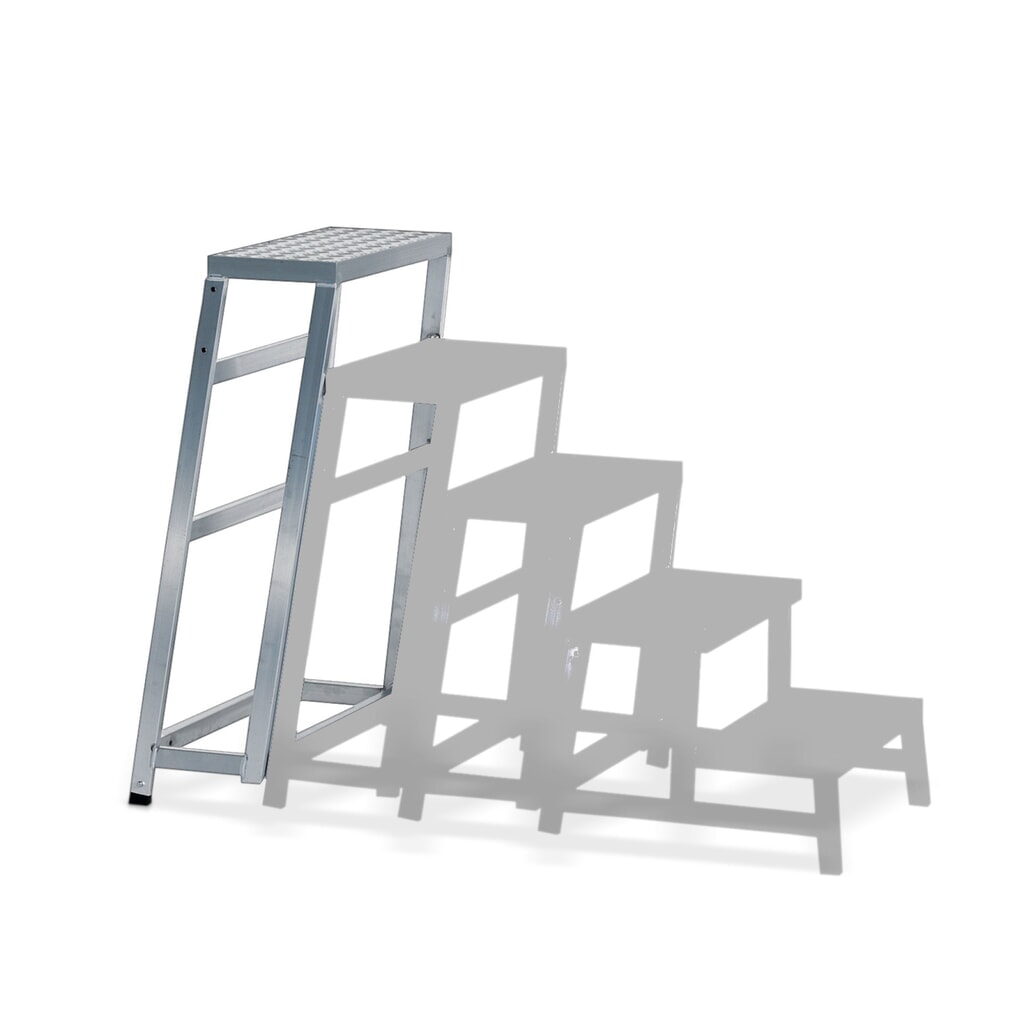 Werkplatform ZARGES, module E, stahoogte 990 mm Product afbeelding: Werkplatform ZARGES, module E, stahoogte 990 mm