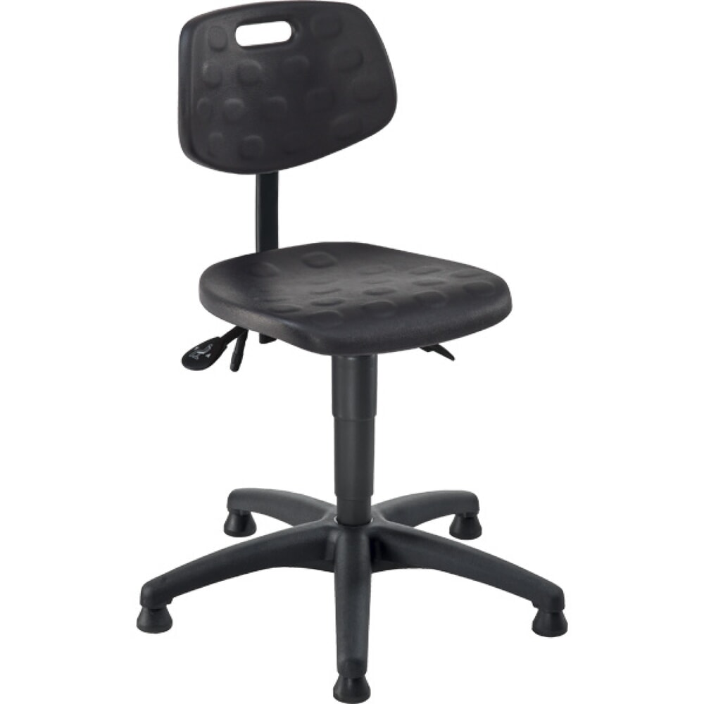 Product afbeelding: Werkdraaistoel Ability polyurethaan, zithoogte 470-610 mm, kunststof onderstel, vloerglijders