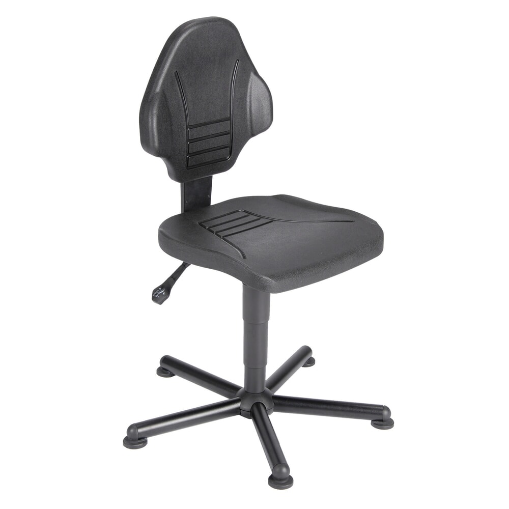 Product afbeelding: Werkdraaistoel Assistant, zithoogte 490-630 mm, stalen onderstel, vloerglijders