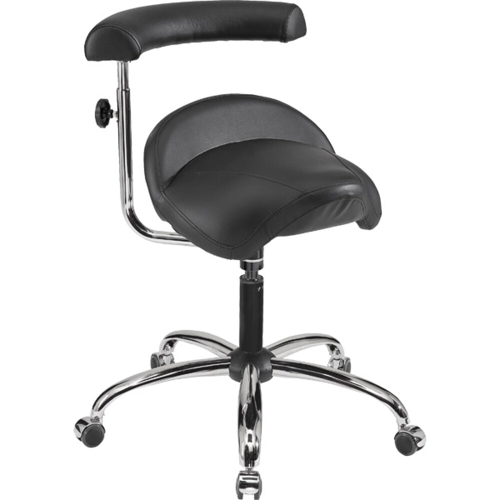 Product afbeelding: Werkkruk Comfort-Hocker, zadelzitting van kunstleer, zithoogte 430-515 mm