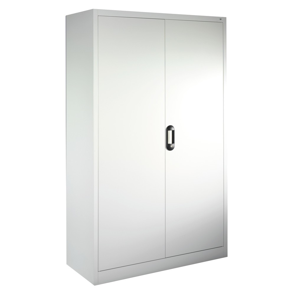 Productafbeelding nr. 13: Werkplaatsdraaideurkast C+P met 4 legborden, hxbxd 1.950 x 700 x 400 mm, antracietgrijs, robijnrood