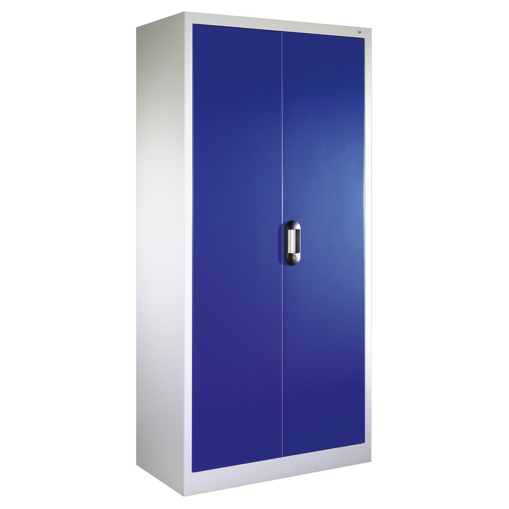 Productafbeelding nr. 8: Werkplaatsdraaideurkast C+P met 4 legborden, hxbxd 1.950 x 700 x 400 mm, antracietgrijs, robijnrood
