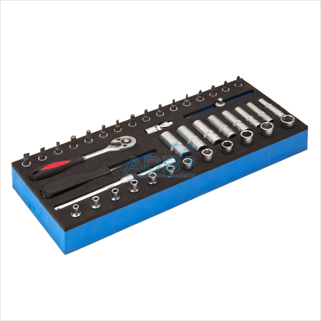 Product afbeelding: Steeksleutelgarnituur 1/4", 42-delig