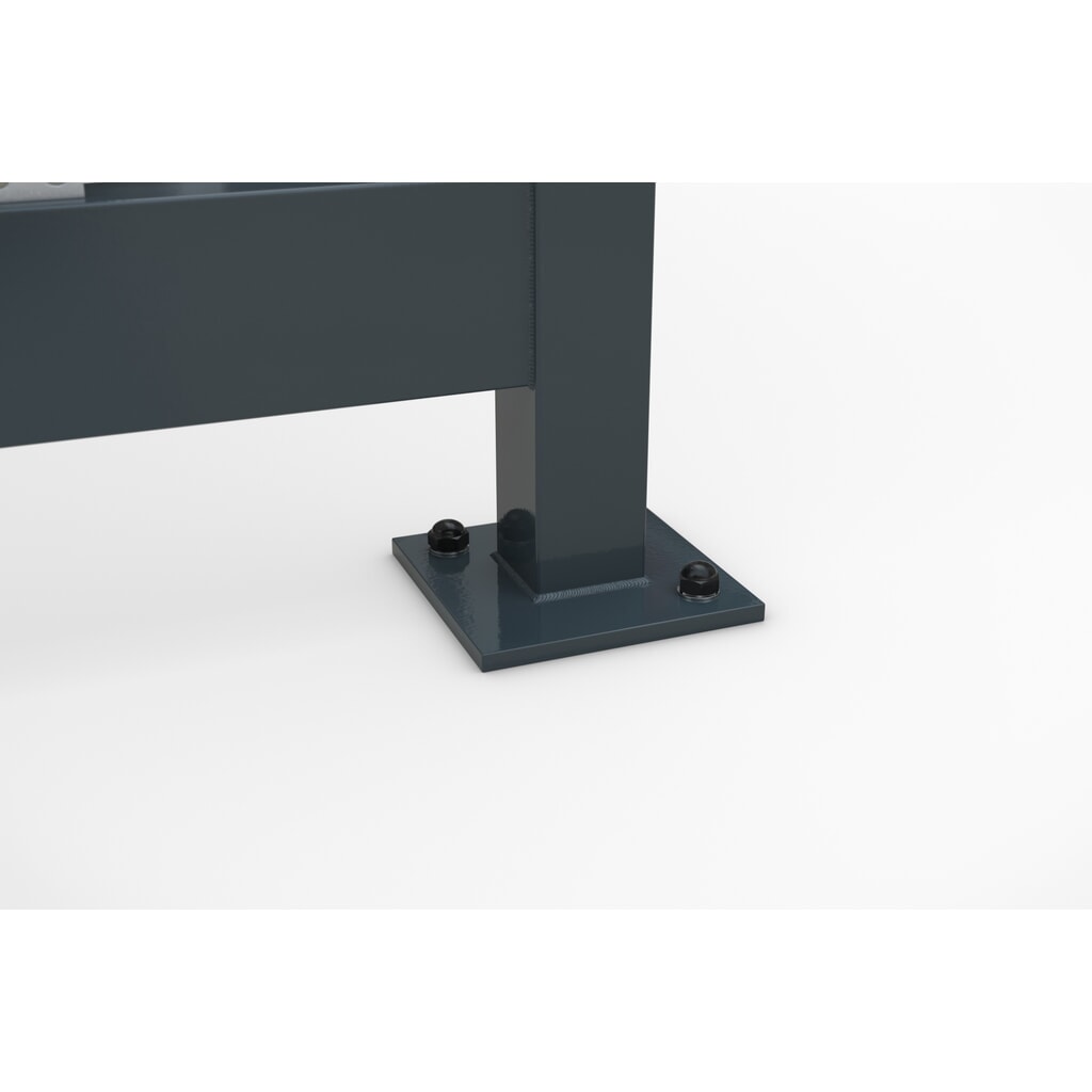 Rookoverkapping wsm® KÖLN ALPINE, volledig gemonteerd, sneeuwlast max. 5,6 kN/m², 7 elementen, zonder bestrating, grijswit Productafbeelding nr. 2: Rookoverkapping wsm® KÖLN ALPINE, volledig gemonteerd, sneeuwlast max. 5,6 kN/m², 7 elementen, zonder bestrating, grijswit