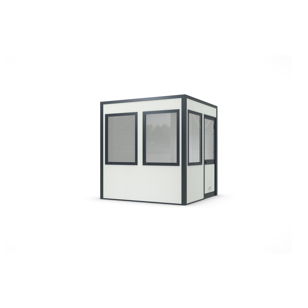 Product afbeelding: Zelfbouw kantoorunit wsm® SMARTUNIT voor binnen, oppervlakte 5,95 m², hxbxd 2.600 x 2.440 x 2.440 mm