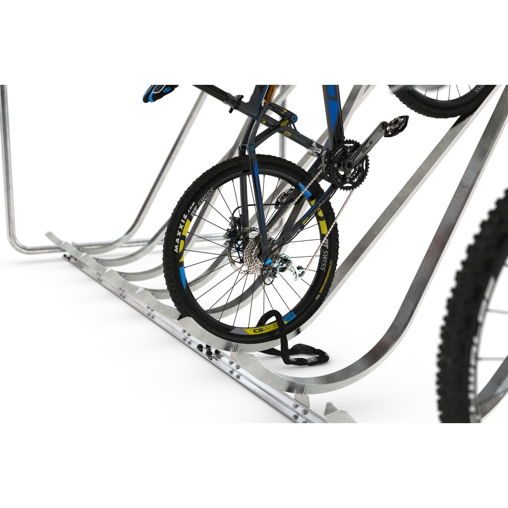 Overkapping wsm® SIEGEN, met hoog schuin fietsenrek, thermisch verzinkt, 1-zijdig, 10 plaatsen Productafbeelding nr. 5: Overkapping wsm® SIEGEN, met hoog schuin fietsenrek, thermisch verzinkt, 1-zijdig, 10 plaatsen