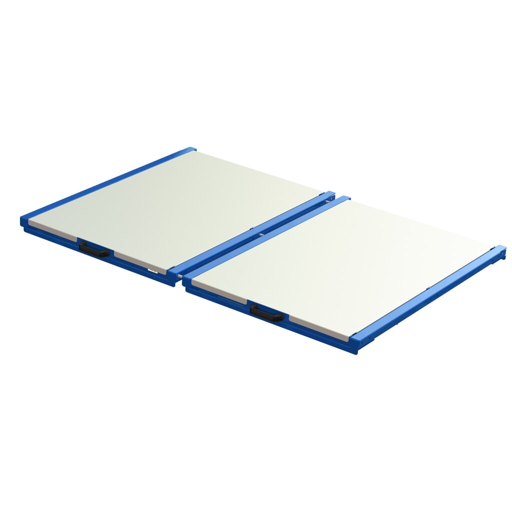 Product afbeelding: XL palletuittrekvoorziening, draagvermogen 400 kg, uittrekdiepte 70%, bxd 1.700 x 1.200 mm, met stalen legbord