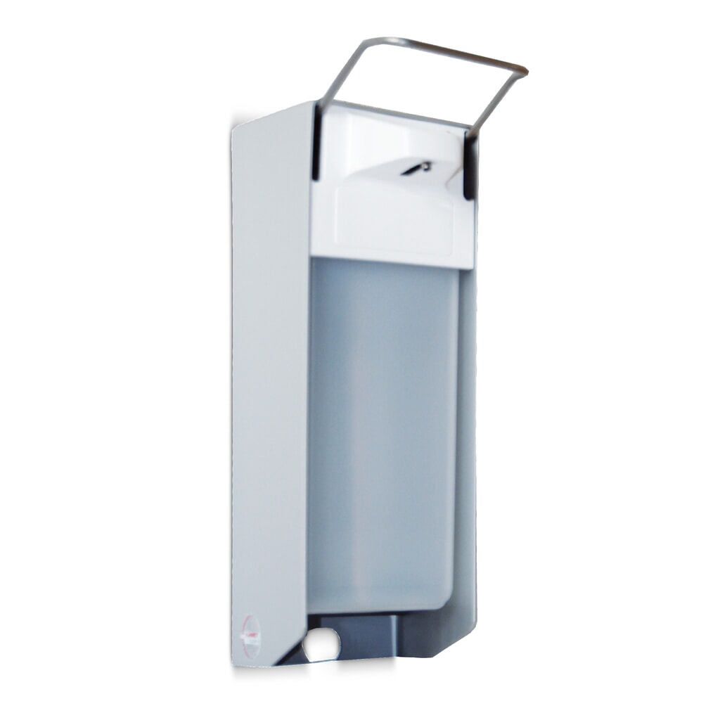 Ontsmettingsmiddel en zeepdispenser Premium, inhoud 1.000 ml Product afbeelding: Ontsmettingsmiddel en zeepdispenser Premium, inhoud 1.000 ml