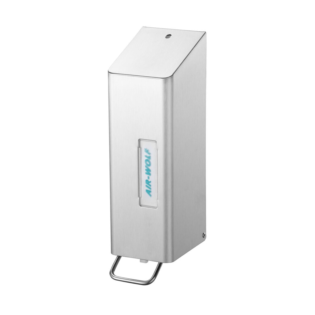Zeep- en desinfectiedispenser Air-Wolf voor 1.200 ml handlotion of desinfectiemiddel Product afbeelding: Zeep- en desinfectiedispenser Air-Wolf voor 1.200 ml handlotion of desinfectiemiddel
