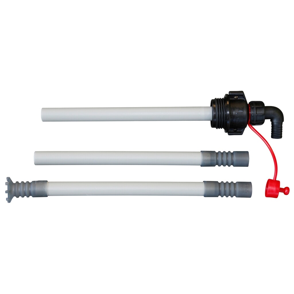 Product afbeelding: Zuigbuis 3-delig, schroefdraad S70x6, met AF2-koppeling, uitgang DN 19, voor pompsystemen CEMO Cematic