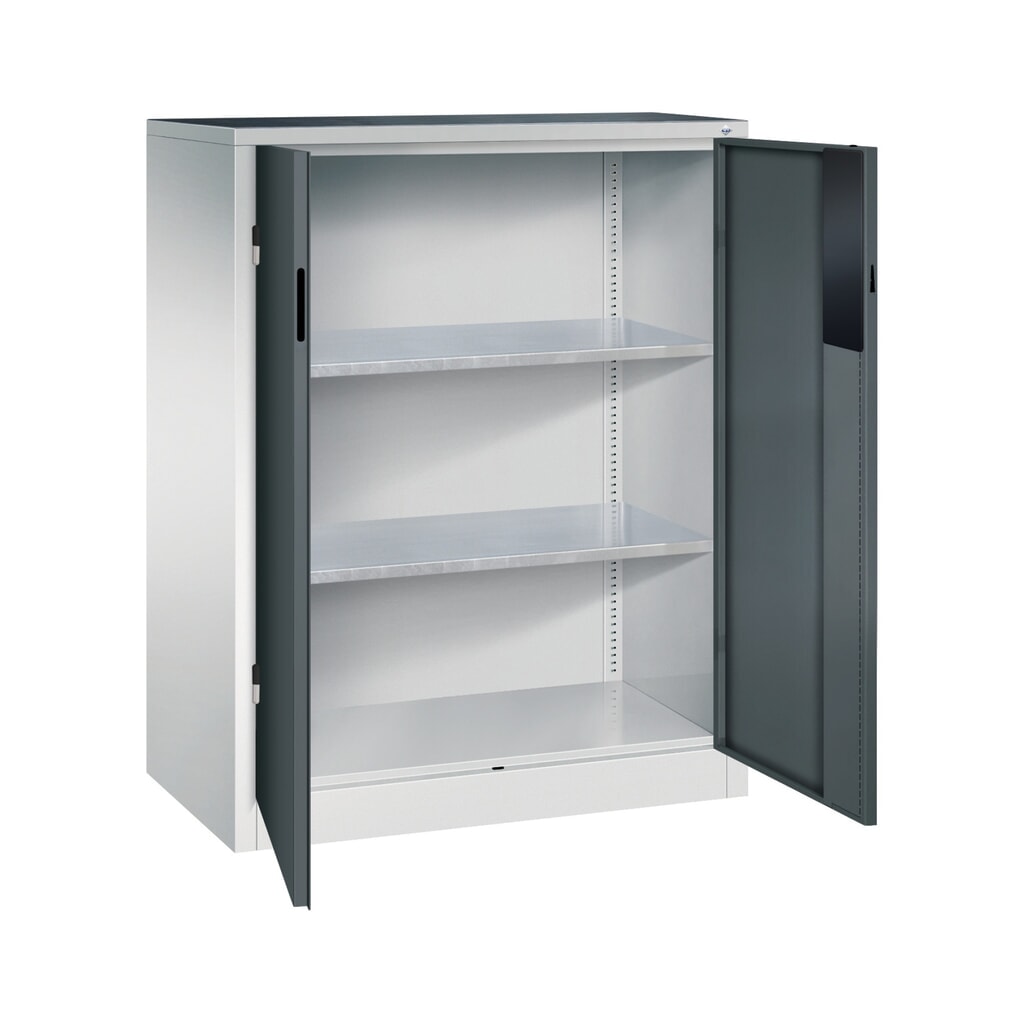 Productafbeelding nr. 5: Zwaarlastkast met opensl. deuren, cap. 700 kg, 120x93x50cm, lichtgrijs, antracietgrijs