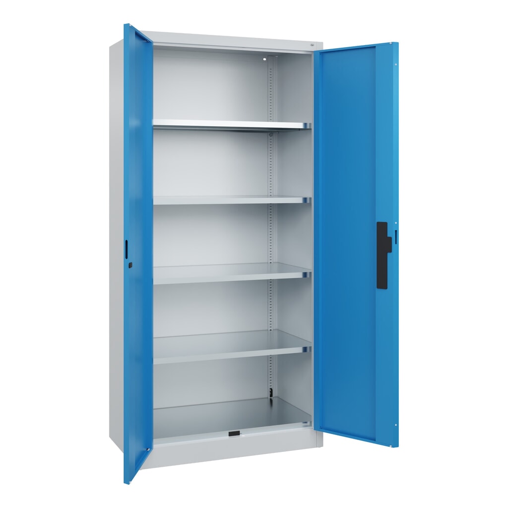 Productafbeelding nr. 4: Draaideurkast, cap. 700 kg, 195x93x50cm, lichtgrijs, lichtblauw