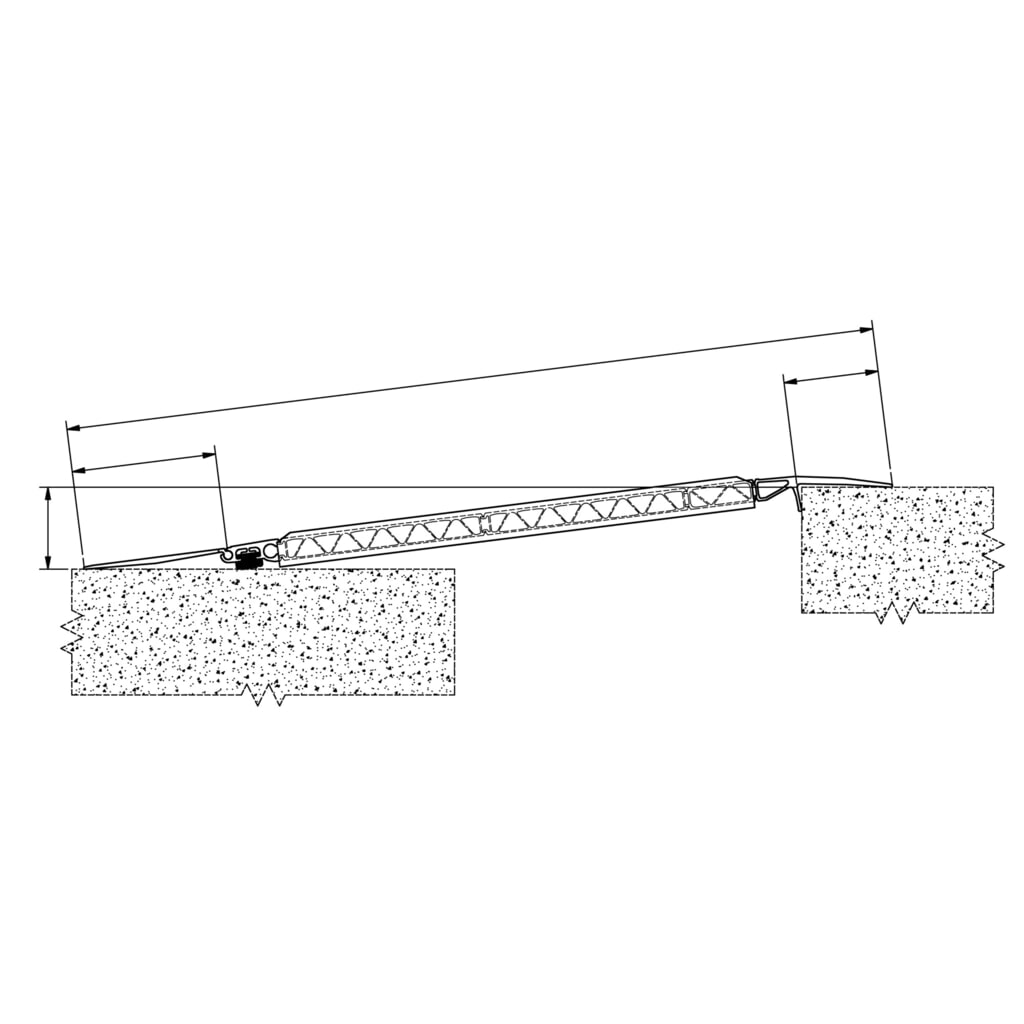 Altec laadbrug HF, beweegbare oprijplaat voor geringe aanrijhoek, draagvermogen 4.000 kg, BxL 1.250 x 1.235 mm Productafbeelding nr. 3: Altec laadbrug HF, beweegbare oprijplaat voor geringe aanrijhoek, draagvermogen 4.000 kg, BxL 1.250 x 1.235 mm