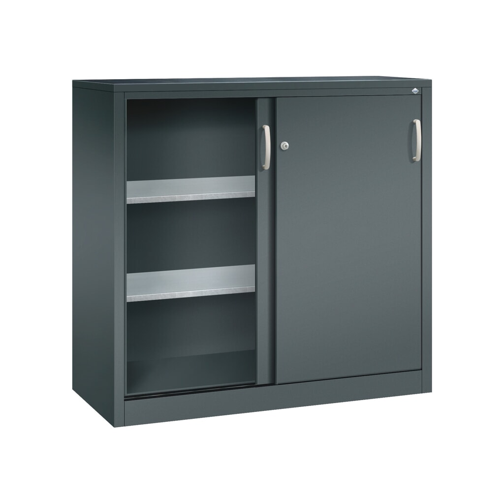 Productafbeelding nr. 3: Zwarelast-schuifdeurenkast C+P, hxbxd 1.200 x 1.200 x 500 mm, antracietgrijs, antracietgrijs
