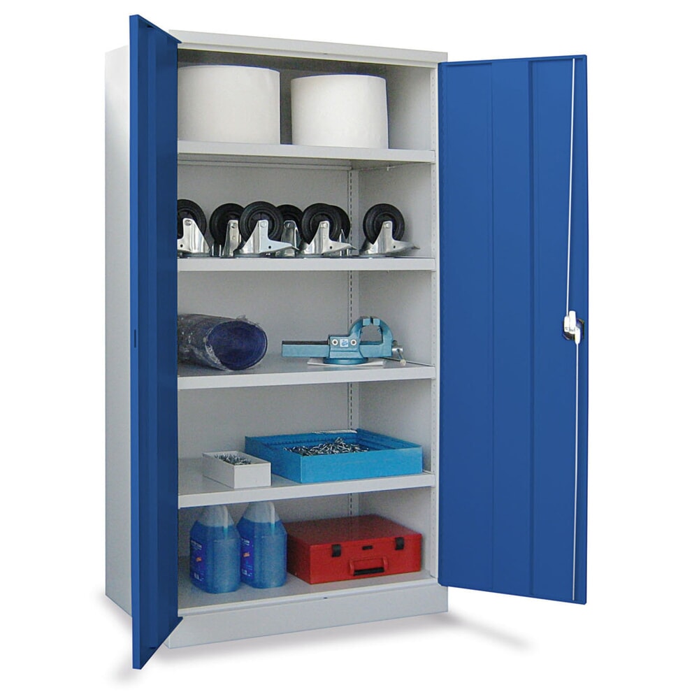 Product afbeelding: Zwarelastkast PAVOY Premium, 4 legborden, lichtgrijs, lichtgrijs