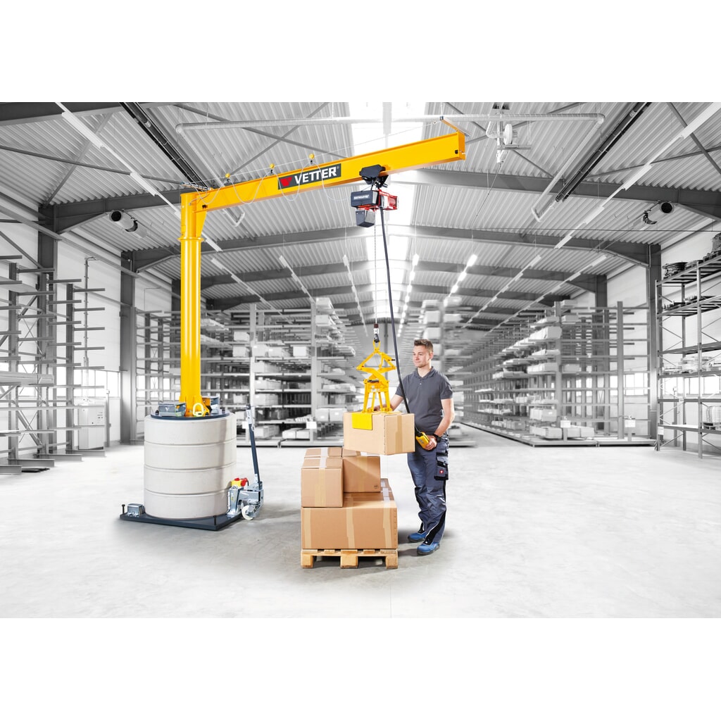 Productafbeelding nr. 5: Zwenkkraan VETTER® incl. elektrische takel LIFTKET, 270° zwenkbereik, reikwijdte 3.000 mm, draagvermogen 125 kg