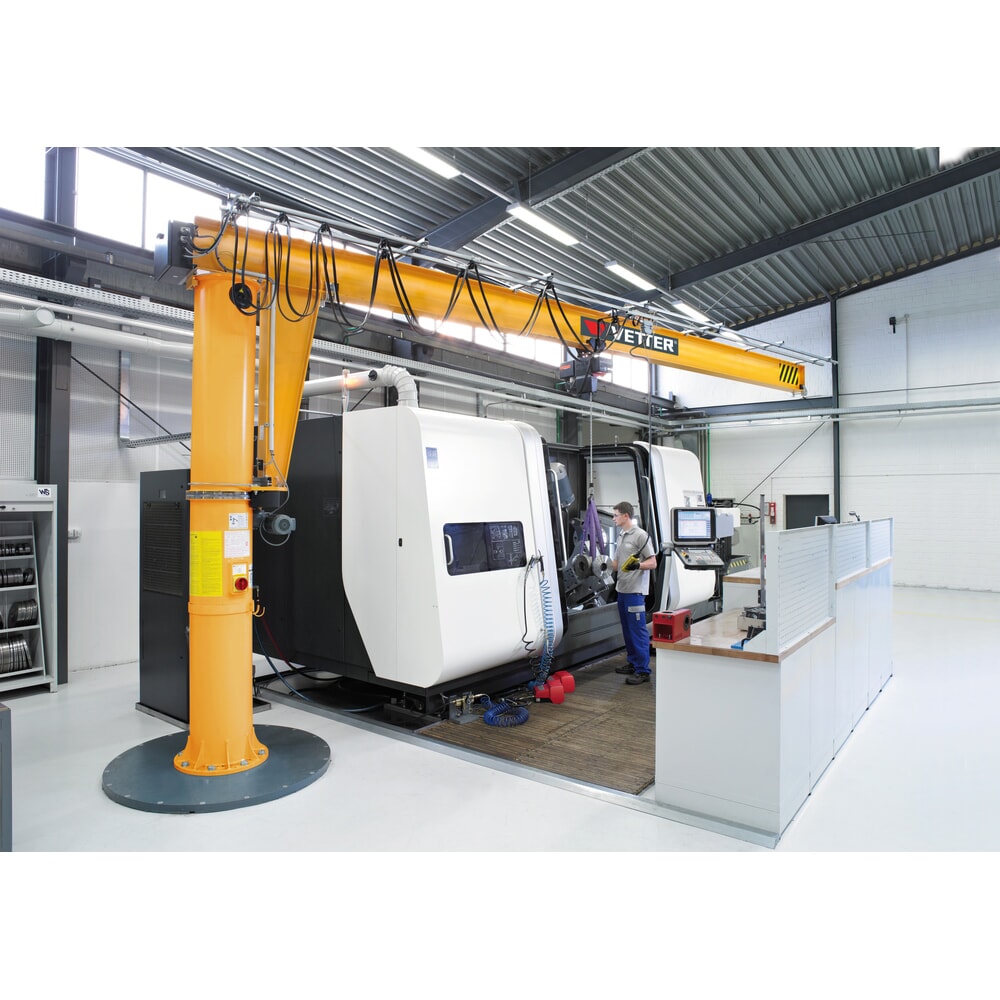 Productafbeelding nr. 5: Zwenkkraan VETTER® incl. elektrische takel LIFTKET, kolomuitvoering, 360° zwenkbereik, reikwijdte 3.000 mm incl. elektrische takel LIFTKET, draagvermogen 125 kg