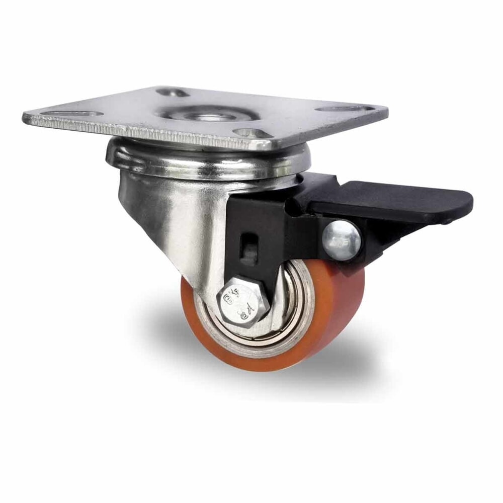 Product afbeelding: Zwenkwiel met volledige vastzetrem ø 35 mm serie SWU5 dubbele kogellager