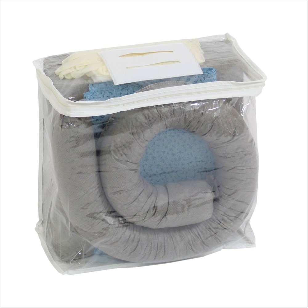 Produktabbildung Nr. 1: Noodpakket in pvc-tas, universeel, absorptievermogen 20 l, grijs