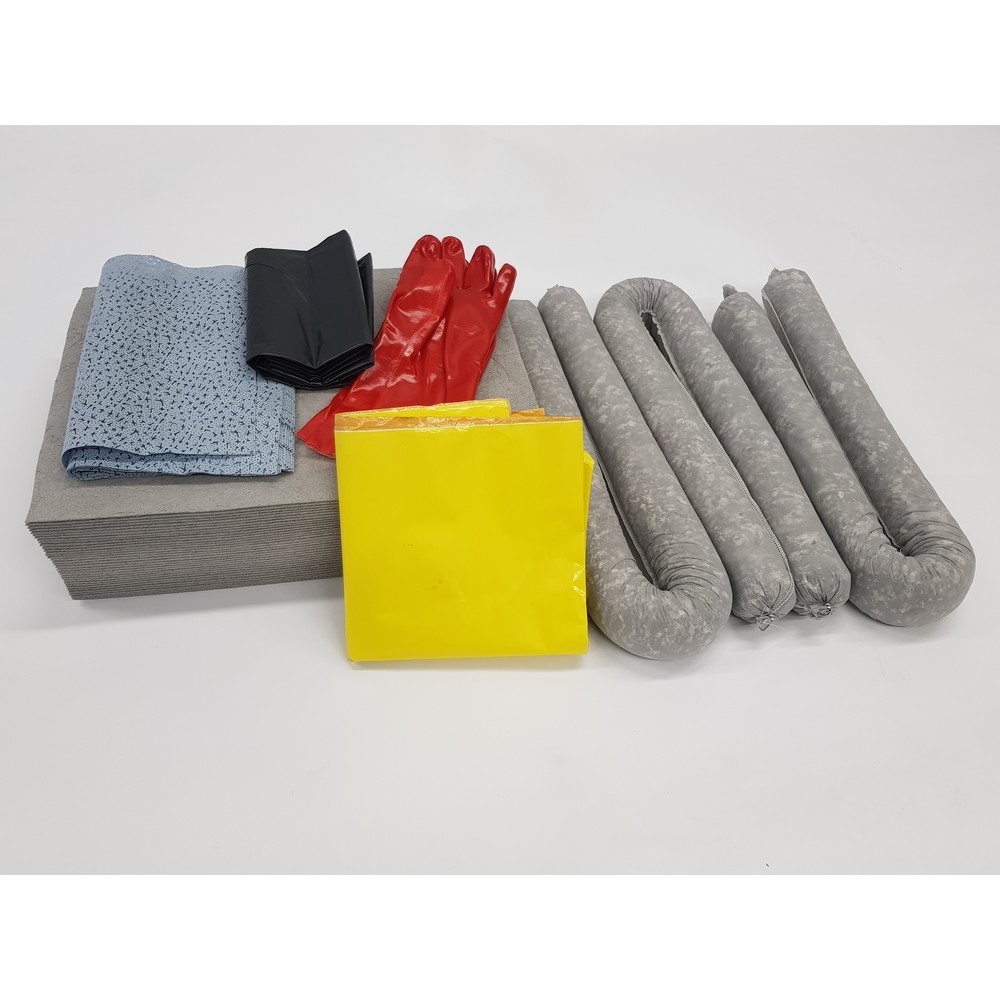 Produktabbildung Nr. 2: Noodpakket in pvc-tas incl. eenmalige rioolgatafdekking, universeel, absorptievermogen 50 l