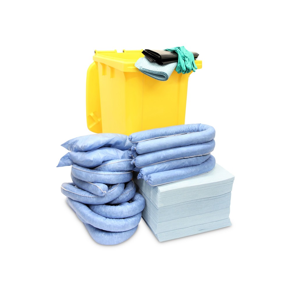 Product afbeelding: Noodset olie, rolton, absorptievermogen 200 l, blauw