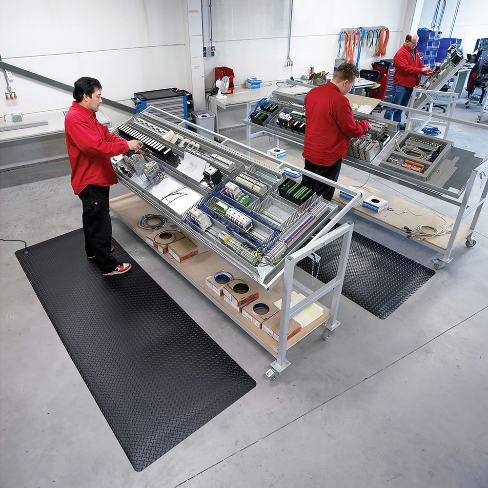 Produktabbildung Nr. 5: NoTrax antivermoeidheidsmat Diamond Stat™, B x D str.m. x 910 mm, zwart