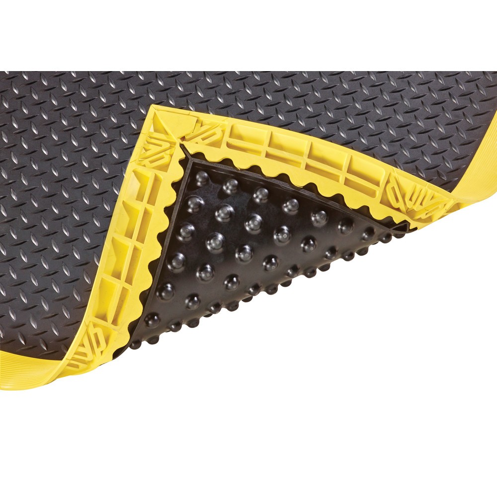 Produktabbildung Nr. 3: NoTrax Tapis de soudage pour poste de travail Diamond Flex™ Nitrile, lxP 970 x 1 630 mm, noir