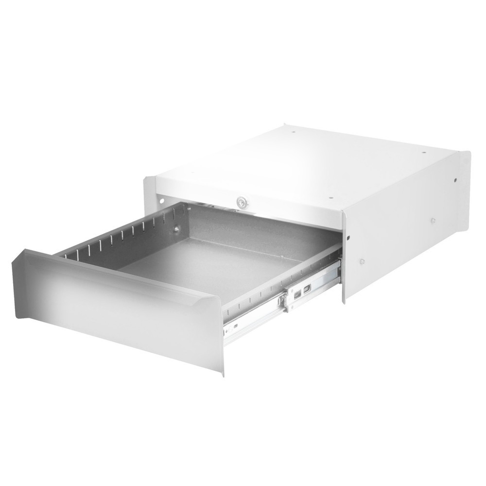 Produktabbildung Nr. 1: Onderbouwkast met 1 lade voor werkpleksysteem tafel, hxbxd 140 x 370 x 400 mm, venstergrijs