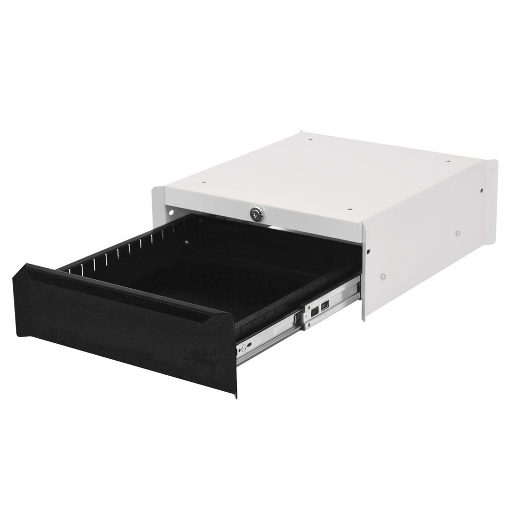 Produktabbildung Nr. 1: Onderbouwkast met 1 lade voor werkpleksysteem tafel, hxbxd 140 x 370 x 400 mm, diepzwart
