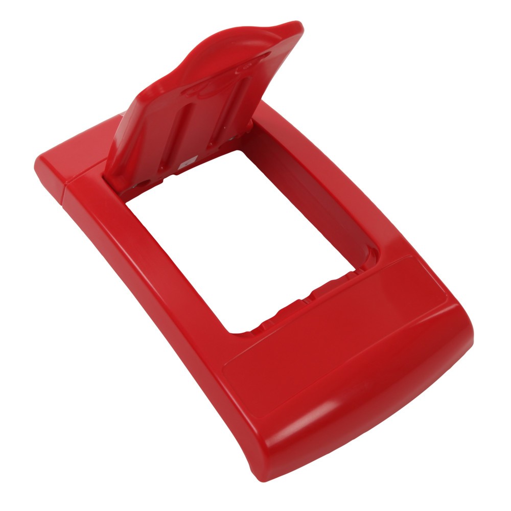 Produktabbildung Nr. 2: Opklapbaar deksel voor afvalbak ENVIROBIN Midi / Mini, rood
